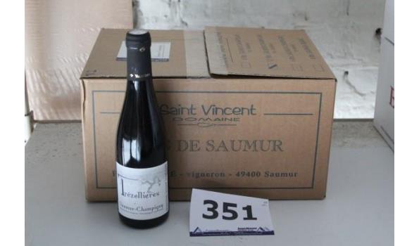 24 flessen à 37,5cl witte wijn Trezelliers Saint Vincent, Saumur-Champigny